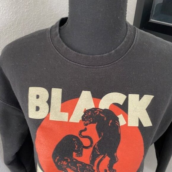 BLACK PUMAS Pullover Long Sleeve Black Sweatshirt Small - Picture 4 of 11